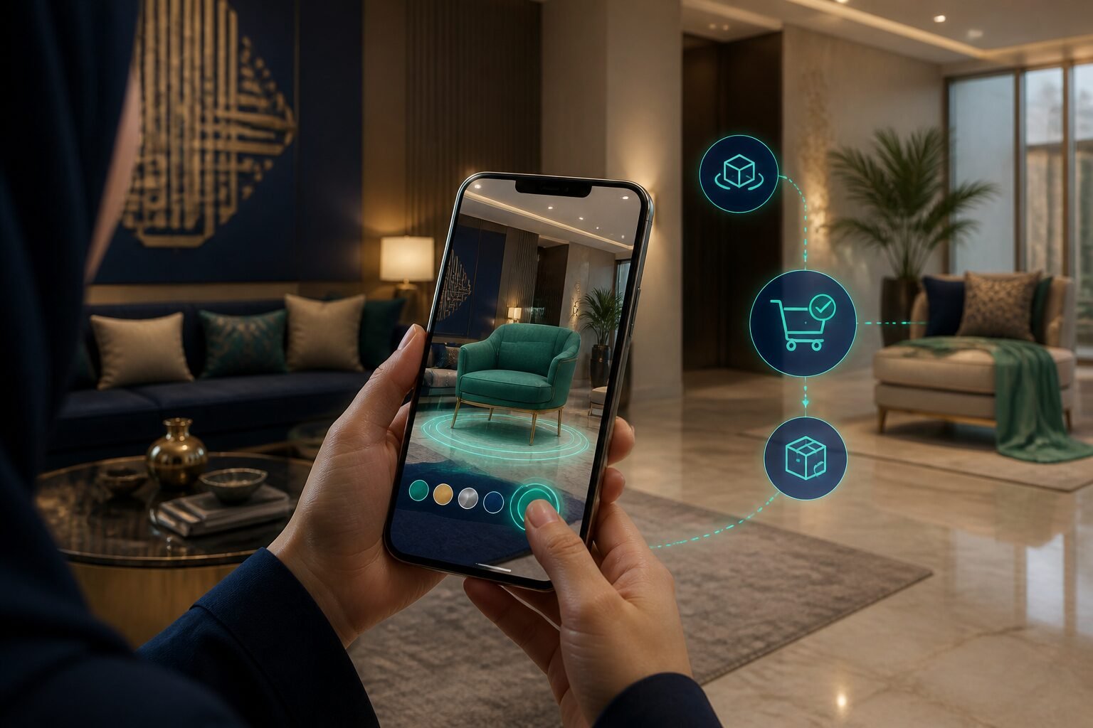 دليل تطبيقي: كيف تبني تجربة واقع معزز (AR) في 30 يوماً لزيادة المبيعات بنسبة 200% بدون برمجة